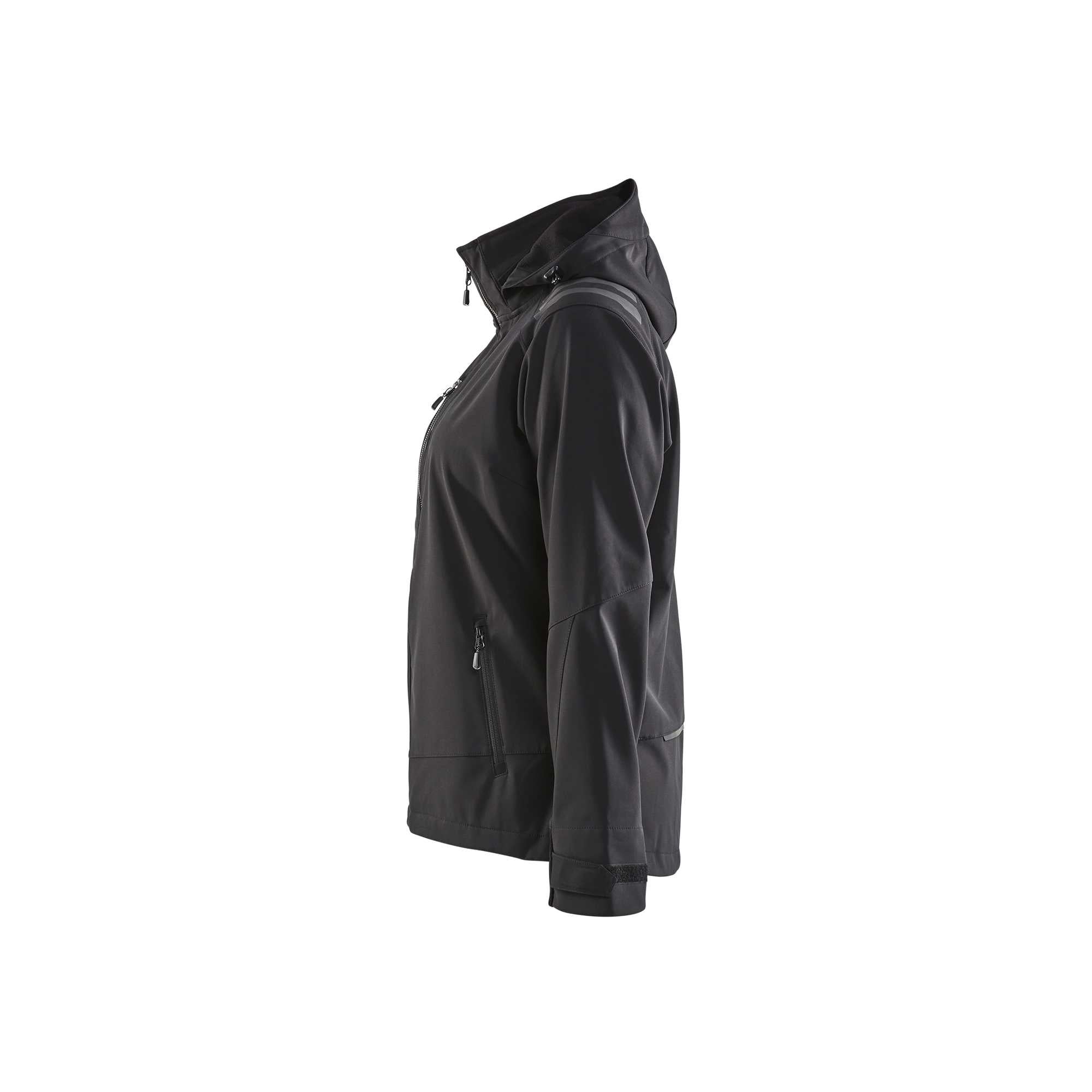 BLAKLADER 47192513 Women's Softshell jacket Hi Vis Reflective Softshell Work Jacket WOMEN - Waterproof